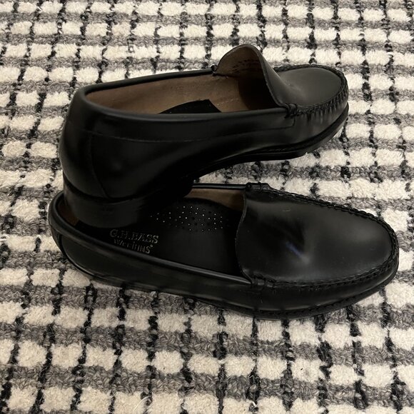 MENS LARSON VENETIAN WEEJUNS LOAFER SIZE 7.5 (BLACK) - Picture 7 of 13